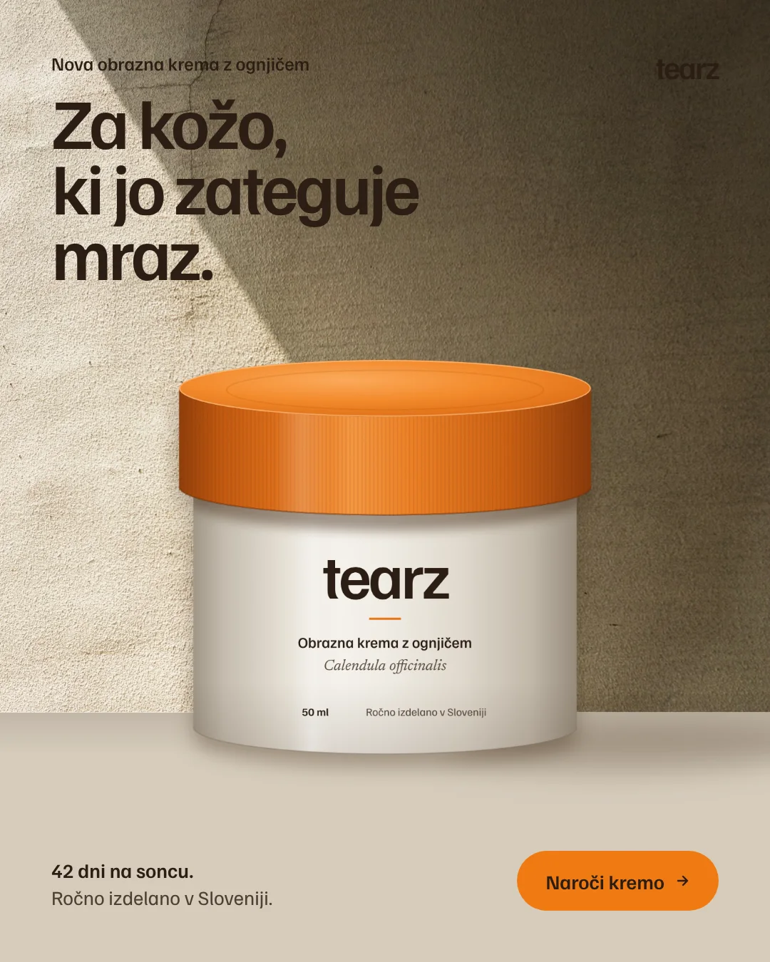 Tearz, oglas za naravno kozmetiko