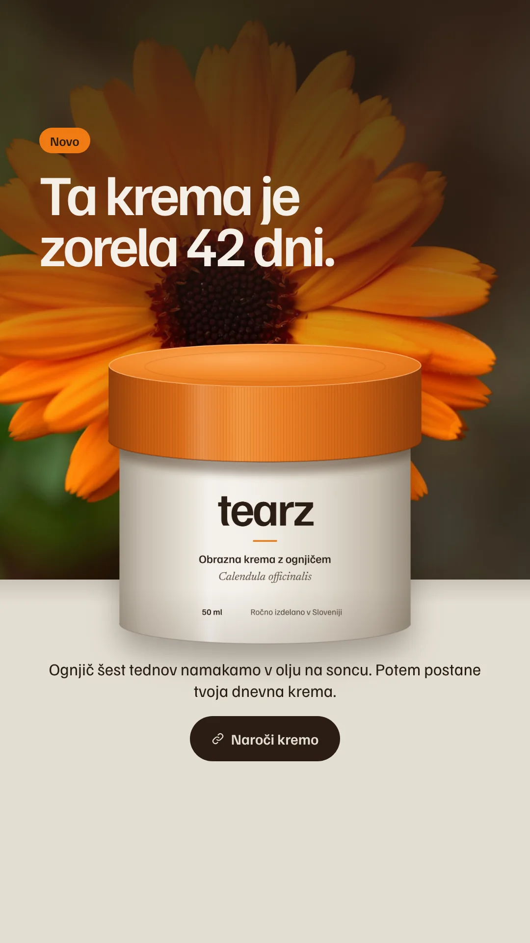 Story: Ta krema je zorela 42 dni