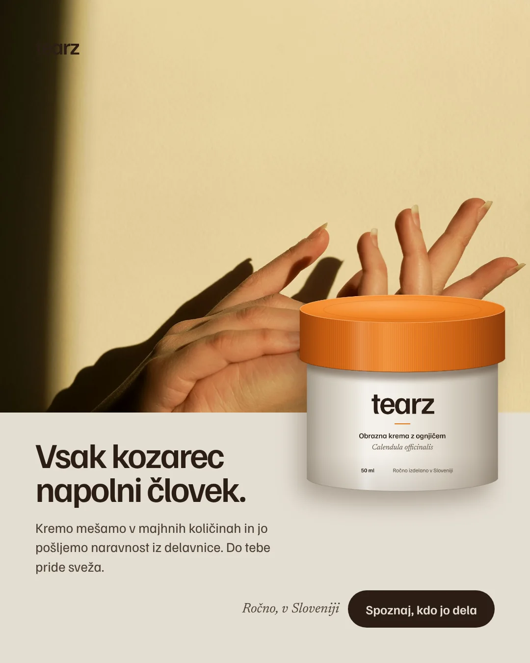 Oglas: Vsak kozarec napolni človek