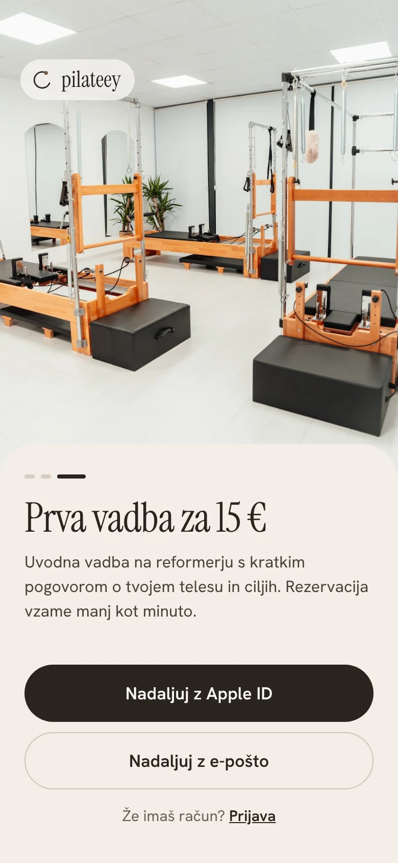 Zaslon: Račun